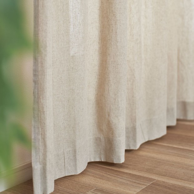綿のドレープカーテンイメージ
